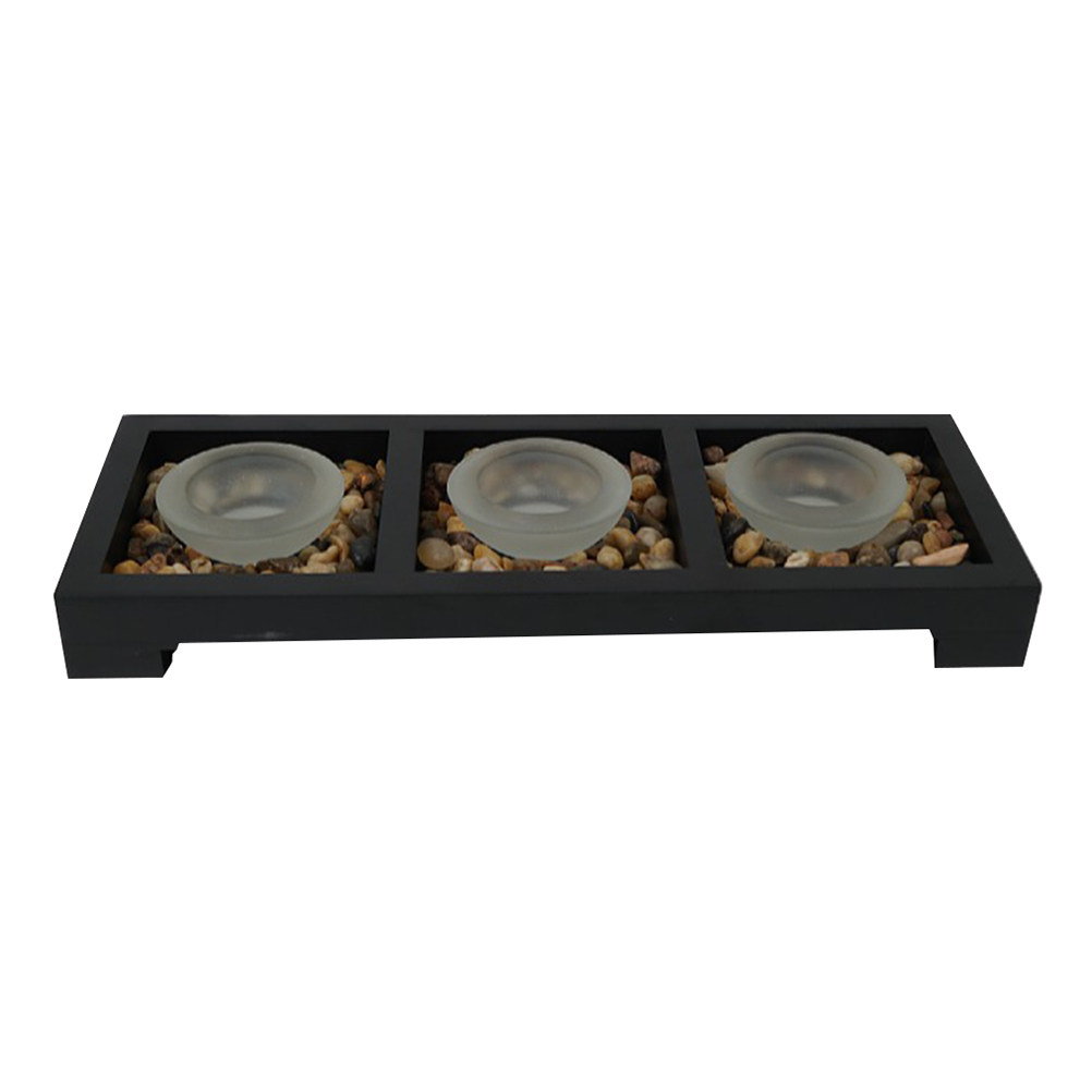 Coffee And Tea Glass - 1 set di portacandele in vetro