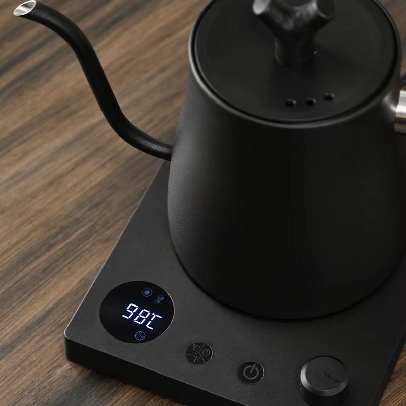 Coffee Tea Display - Bollitore Elettrico a Collo d'Oca da