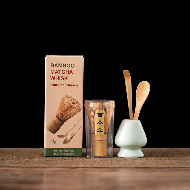Matcha Whisk Set - Set di 4 fruste per matcha