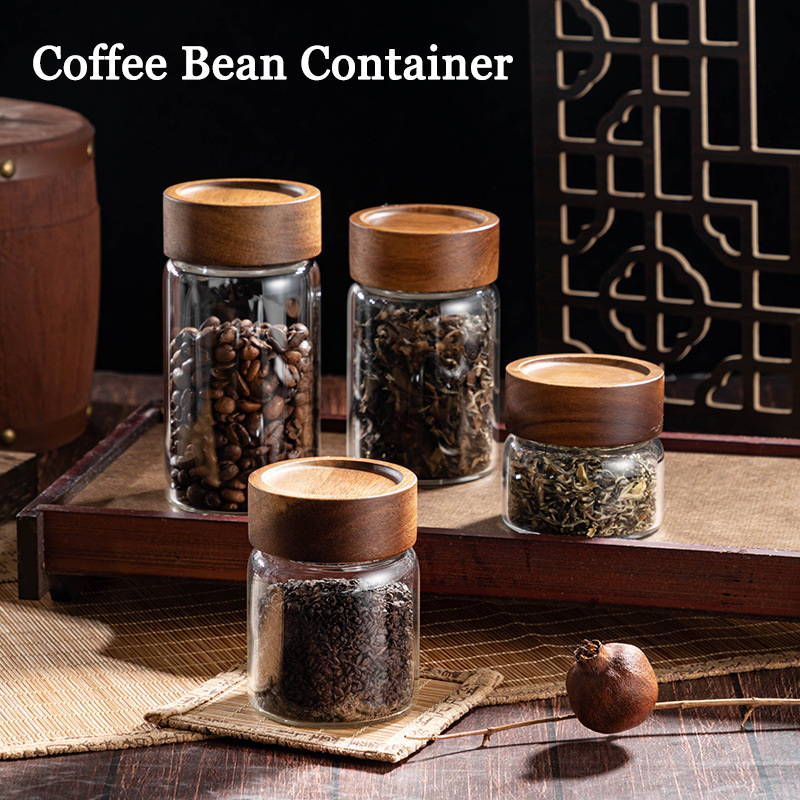 Coffee Tea Display - Contenitore per la conservazione dei chicchi