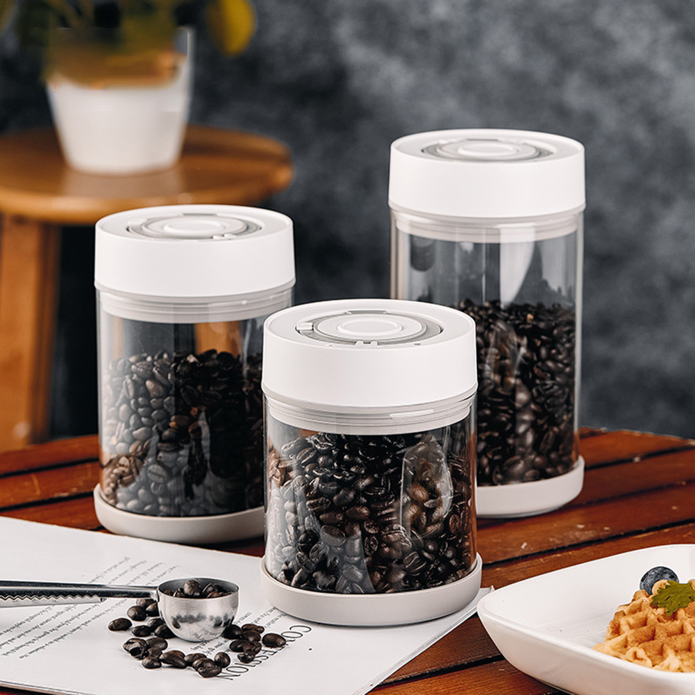 Coffee And Tea Glass - Contenitore per chicchi di caffè in