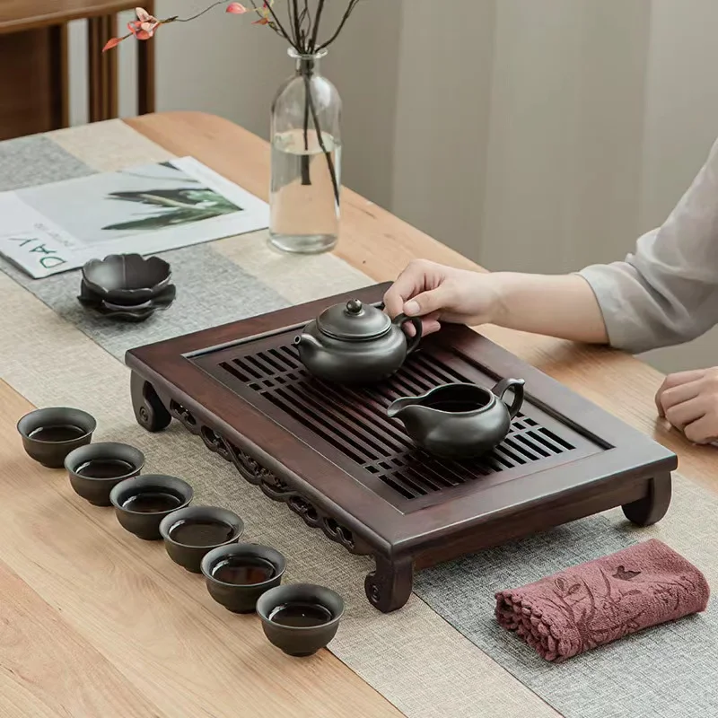 Bamboo Tea Tray - Vassoio da tè in bambù naturale