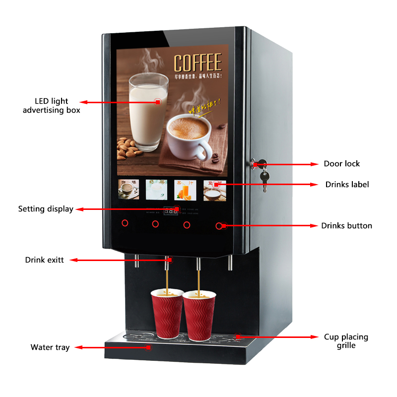 Coffee Tea Vending Machine - Macchina per Caffè Istantaneo SUPIN 40S