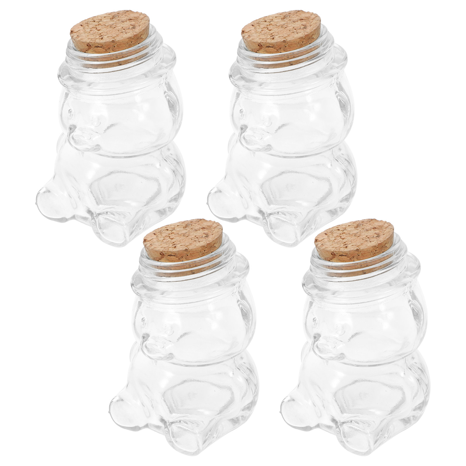 Coffee And Tea Glass - Set di 4 barattoli in vetro