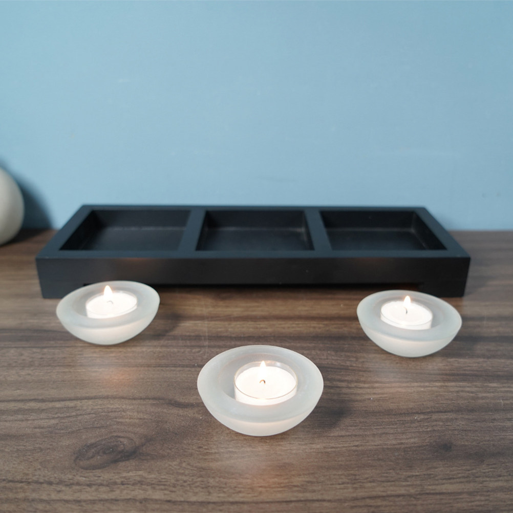 1 set di portacandele in vetro - Coffee And Tea Glass recensione e prezzo