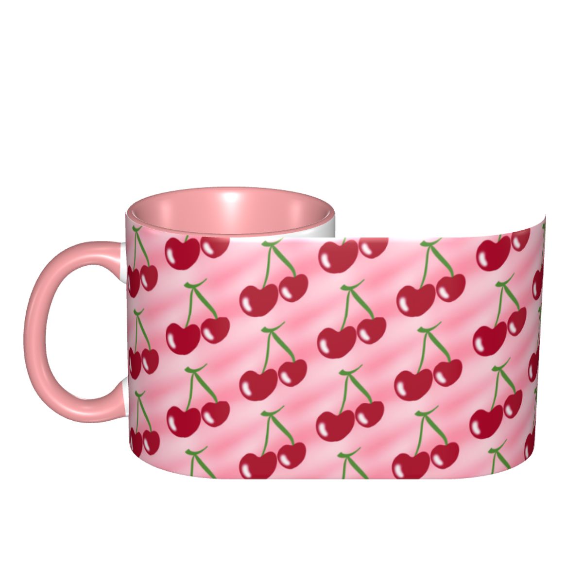 Tazza Rosa con Motivo Ciliegia - Coffee Tea Green recensione e prezzo