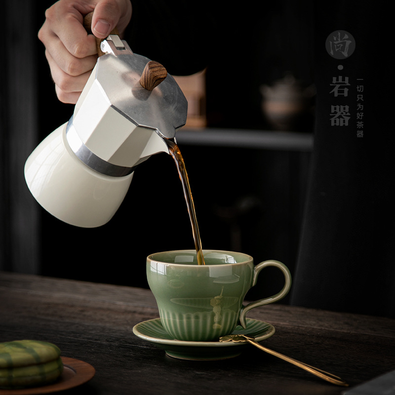 Set di tazza da caffè vertical - Coffee Tea Green recensione e prezzo