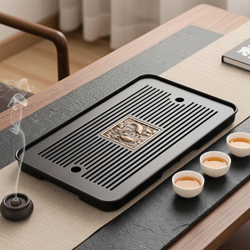 Vassoio da tè in legno a doppi - Bamboo Tea Tray recensione e prezzo