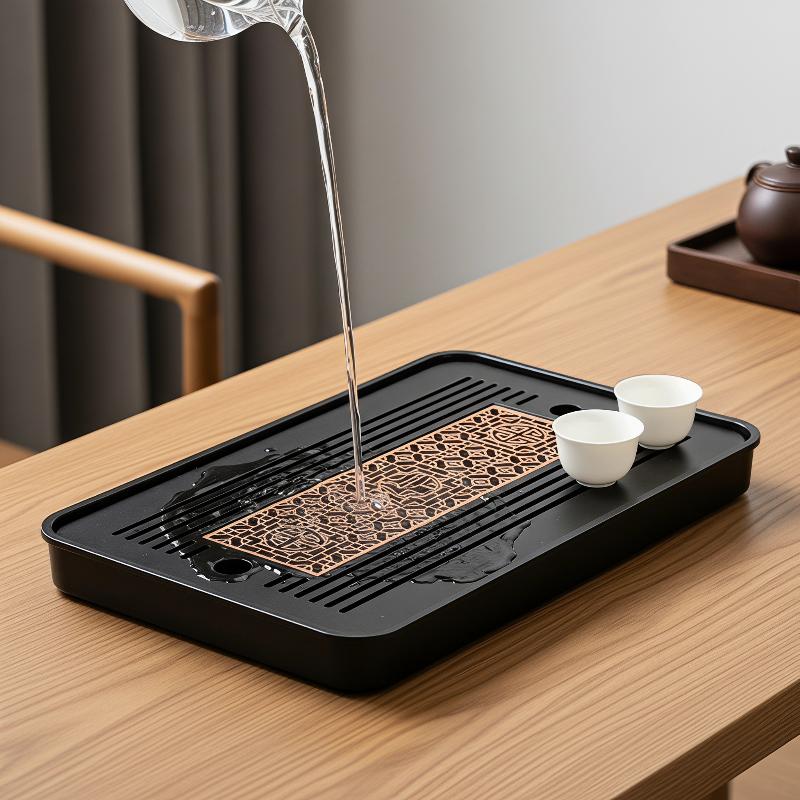 Vassoio da tè in legno a doppi - Bamboo Tea Tray recensione e prezzo