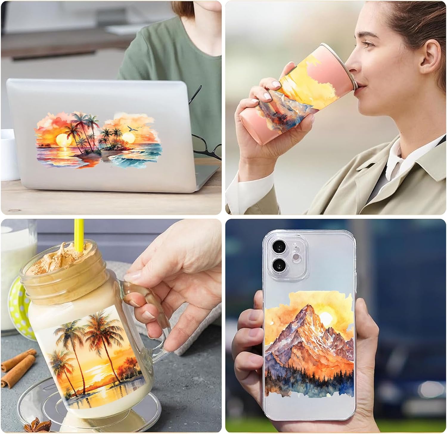 Adesivo decorativo 3D per tazz - Coffee And Tea Glass recensione e prezzo