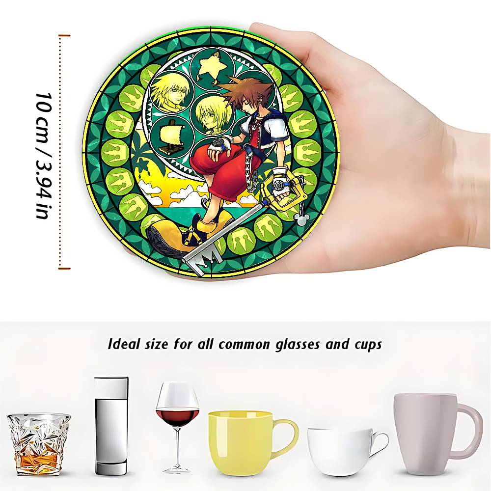 Sottobicchieri rotondi in legn - Coffee Tea Games recensione e prezzo
