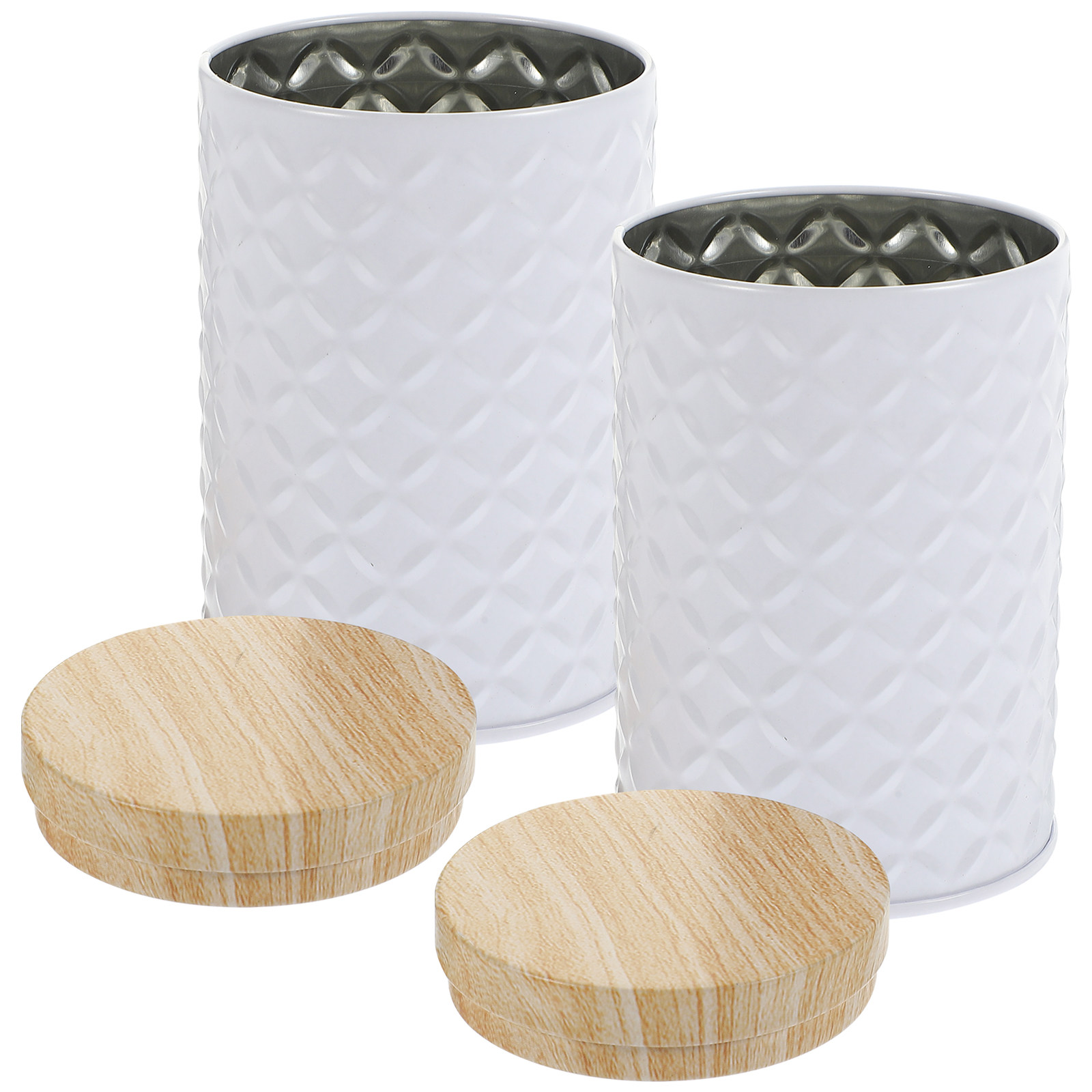 2 Pezzi Contenitore in Latta p - Coffee Tea Jars recensione e prezzo
