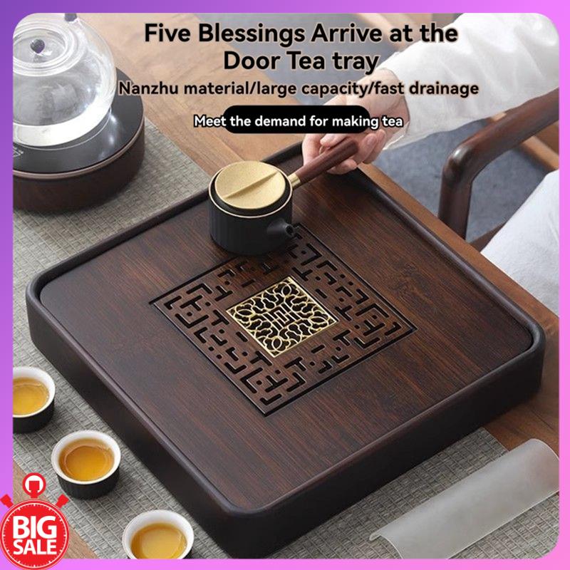 Vassoio da tè compatto in bamb - Bamboo Tea Tray recensione e prezzo