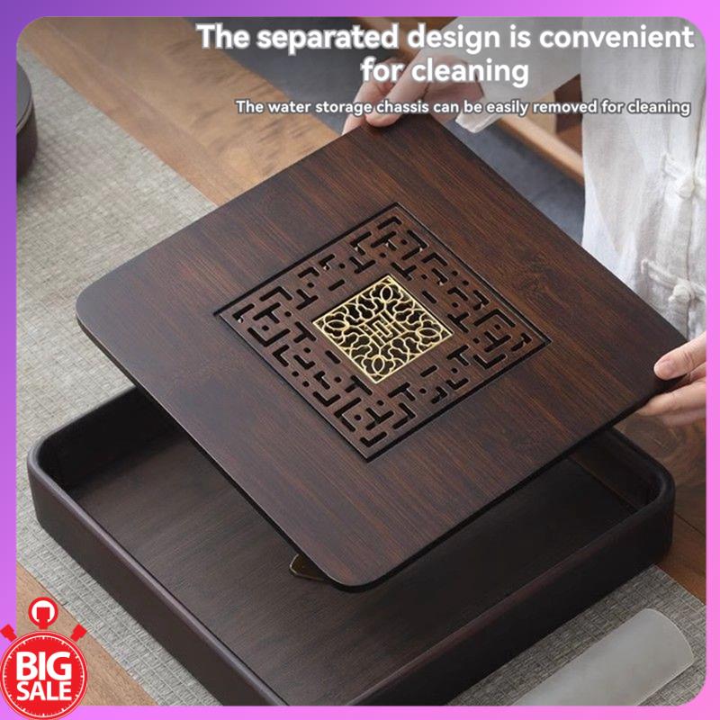 Vassoio da tè compatto in bamb - Bamboo Tea Tray recensione e prezzo