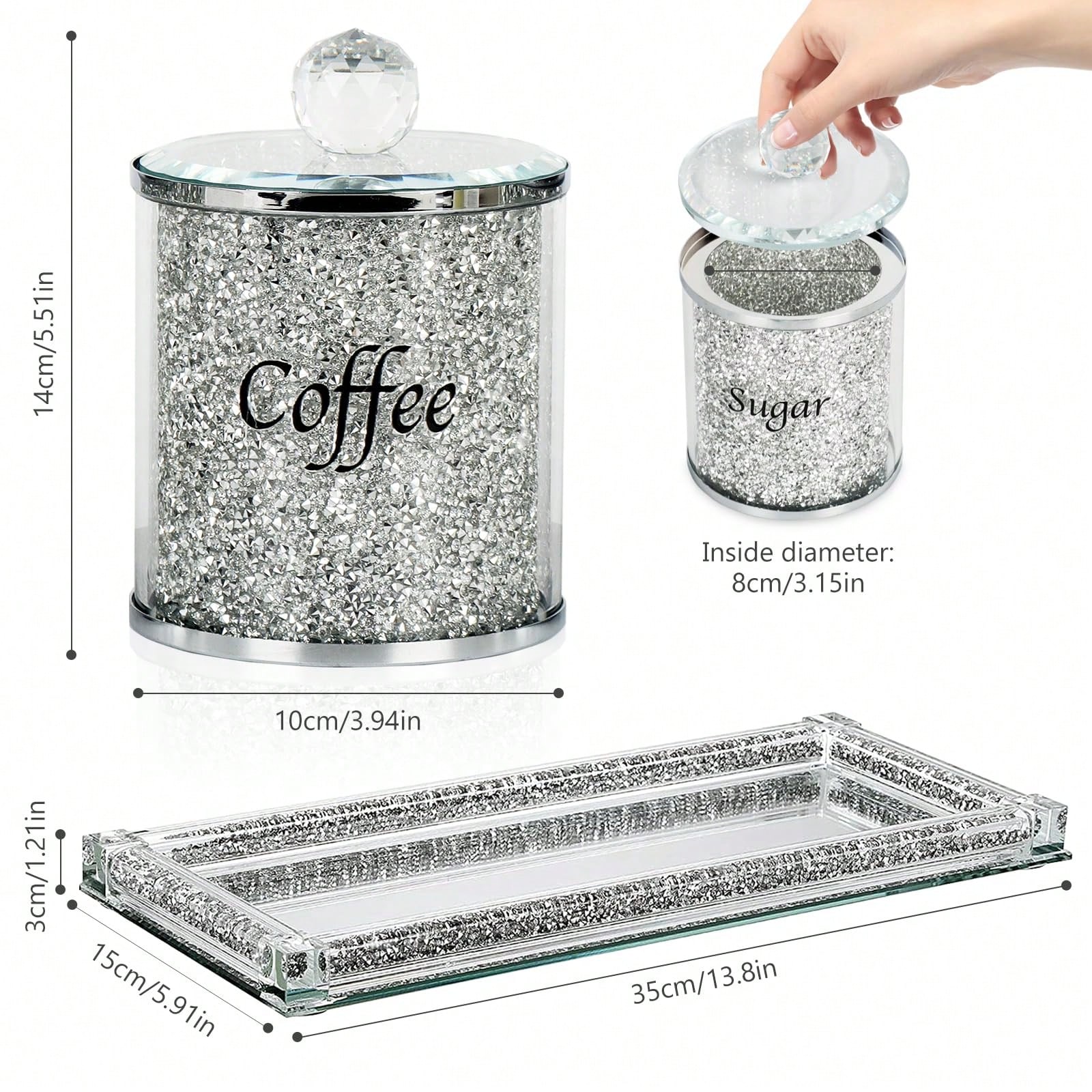 Set di contenitori per caffè,  - Coffee Tea Jars recensione e prezzo