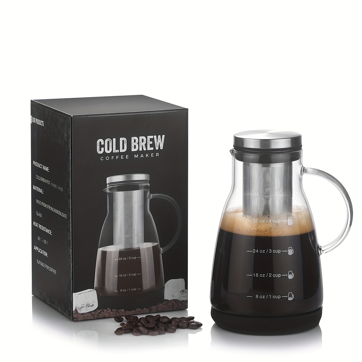 Caraffa in Vetro Classica da 2 - Coffee And Tea Glass recensione e prezzo