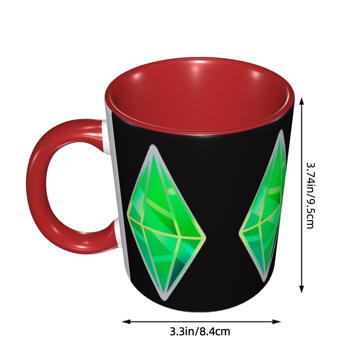 Tazza Sim Sims 4 con Plumbob V - Coffee Tea Green recensione e prezzo